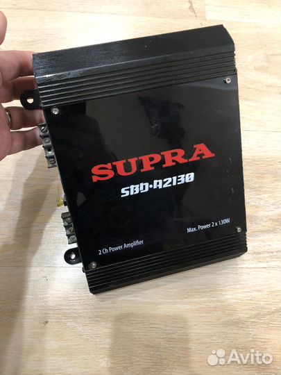 Усилитель 2 канальный Supra