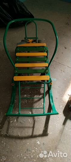 Детские санки с колесами