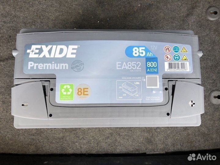 Аккумулятор Exide 85 Ah Б/у с гарантией