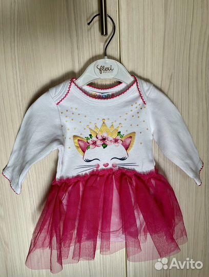 Платье боди для девочки 62