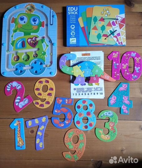 Игры и пазлы djeco, haba и другие