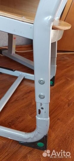 Растущая парта и стул бу