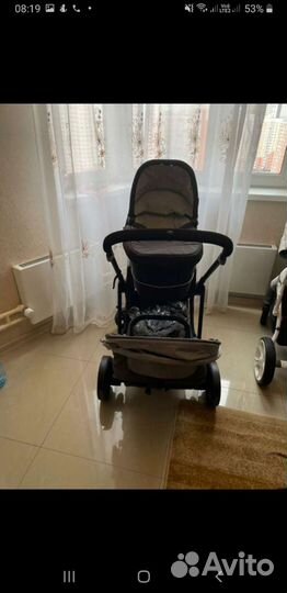 Каляска двух местный пользовались 2 месяца
