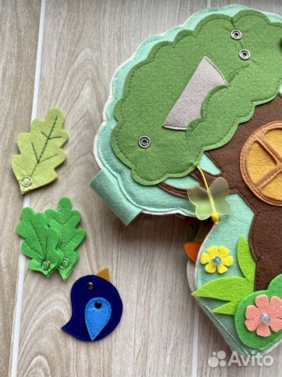 Книжка из фетра ручной работы (новая)