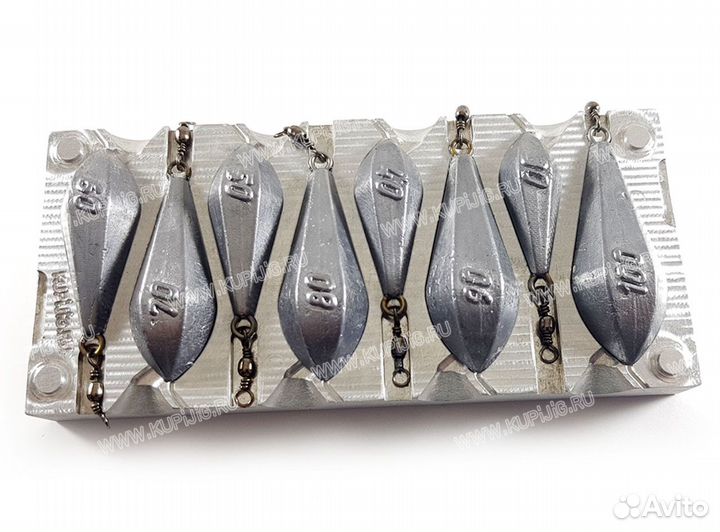 Форма для литья грузил 