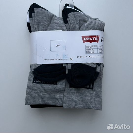 Носки levis.6 пар