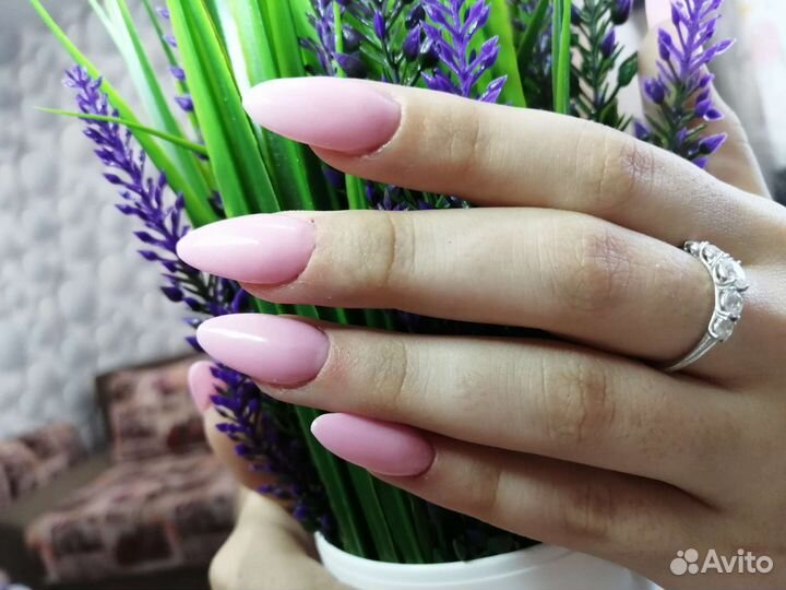 Маникюр Титановые ногти -дип система, пудра