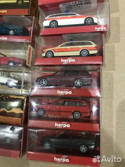 Модели авто BMW от Herpa Wiking масштаб 1:87