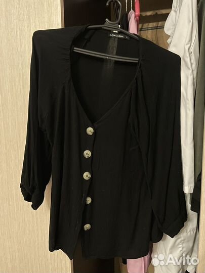 Рубашка женская черная S