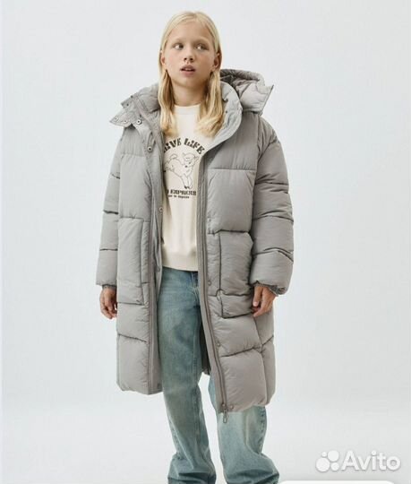 Пуховик зимний для девочки 152 sela