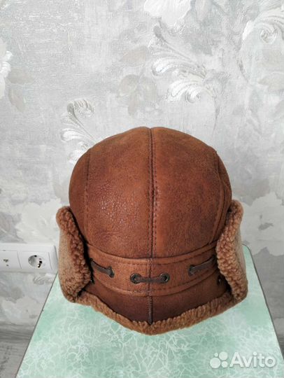Мужская шапка из овчины