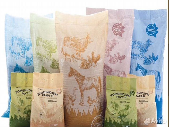 Комбикорма, добавки, премиксы