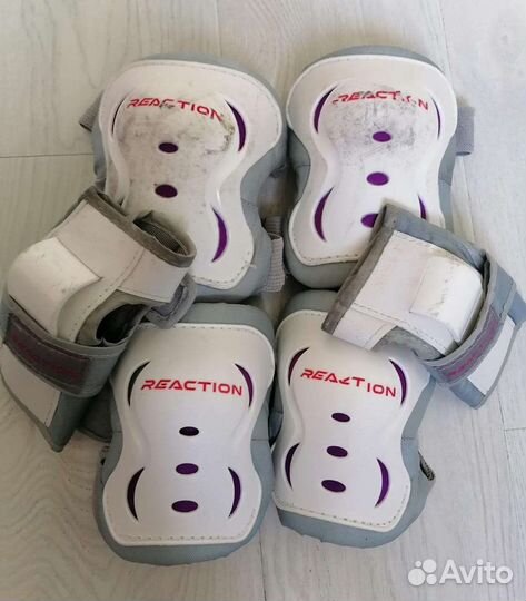 Роликовые коньки детские 31-35 размер + Защита