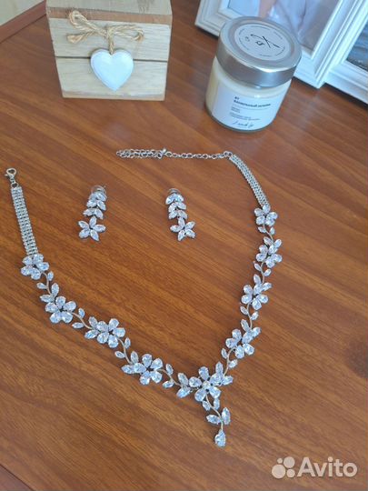 Колье серьги украшение на свадьбу корпоратив и т.д