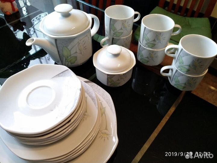 Чайный сервиз Чехия 21 предмет