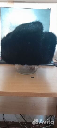 Норковая шапка мужская ушанка