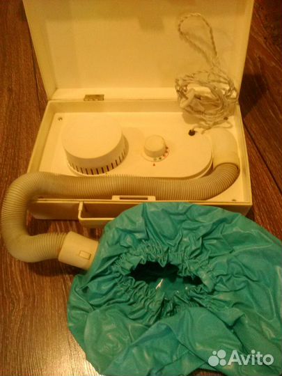 Фен с колпаком для сушки волос. СССР