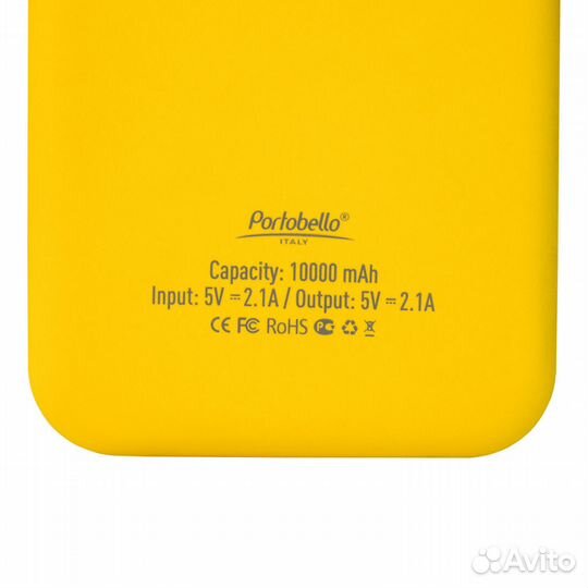 Внешний аккумулятор Portobello Luce, 10000 mAh