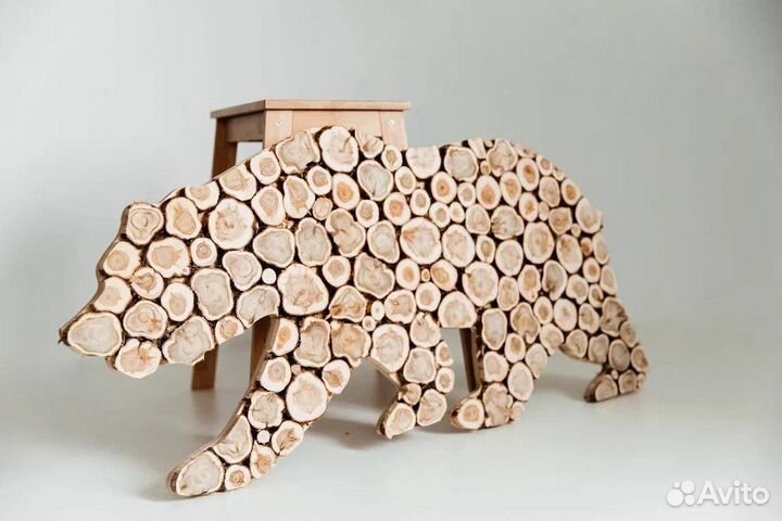 Панно из можжевельника