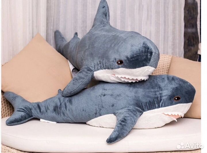 Акула из икеи 100 см