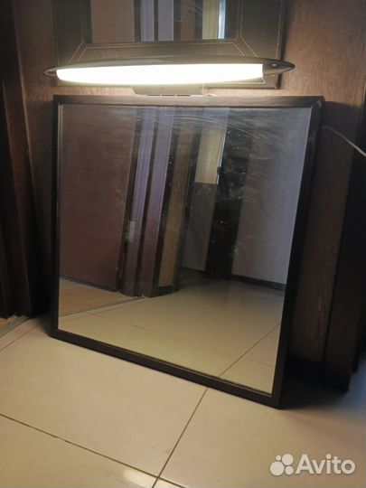 Зеркало настенное IKEA + бра икеа