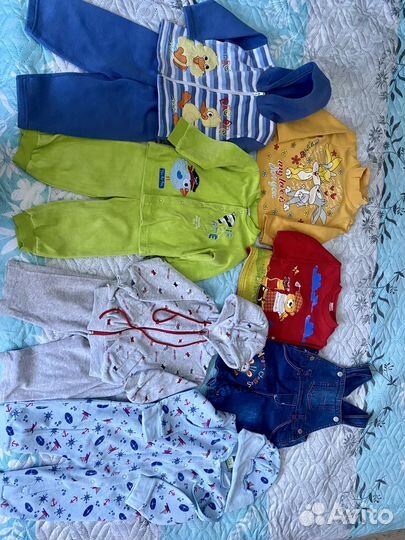 Детские вещи пакетом 6-12 мес