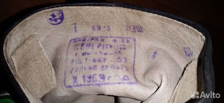 Сапоги хромовые офицерские СССР