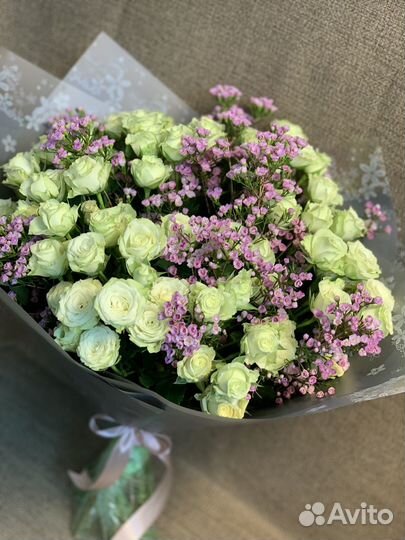 Розы Кустовые 9 11 15 25 35 51 101 роза