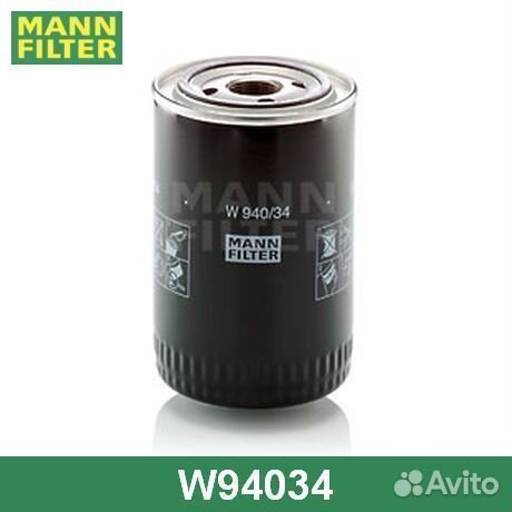 Масляный фильтр W94034 mann-filter