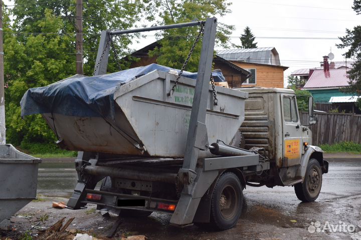 Вывоз мусора, Вывоз снега контейнером