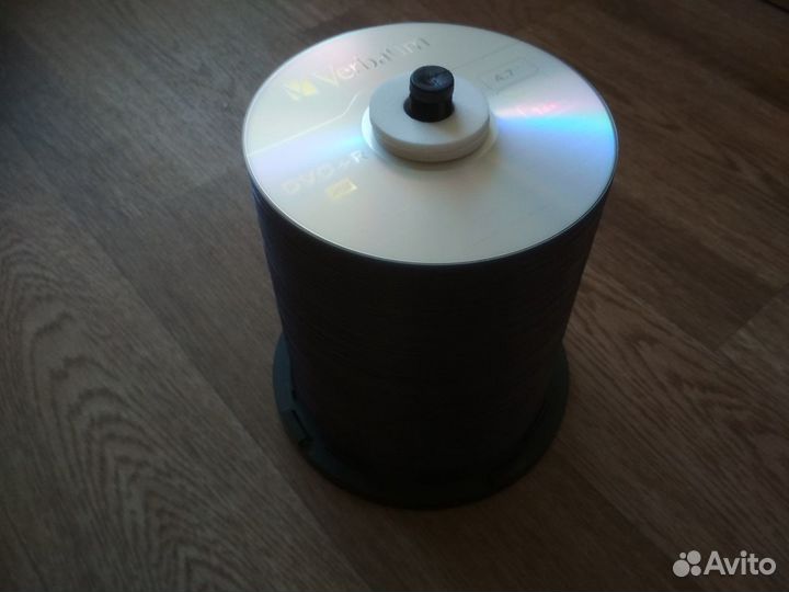 DVD+R-диски Verbatim в cake box и по-отдельности