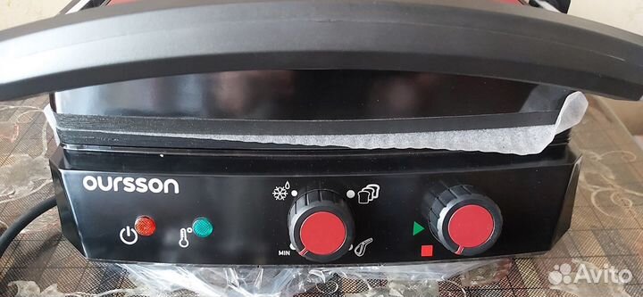Электрический гриль oursson 2,0кВт новый