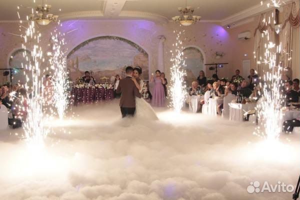 Фаер шоу. Тяжелый дым. Холодные фонтаны