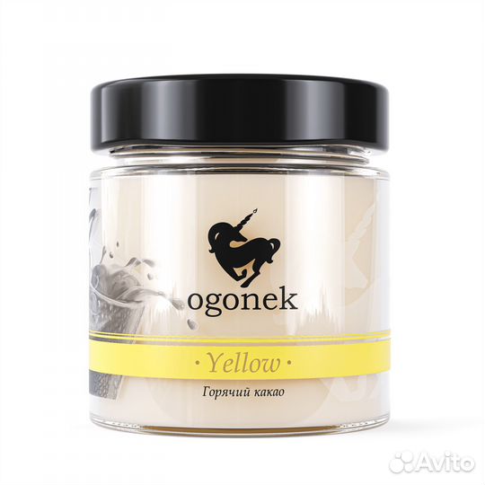 Ароматическая декоративная свеча Горячий какао