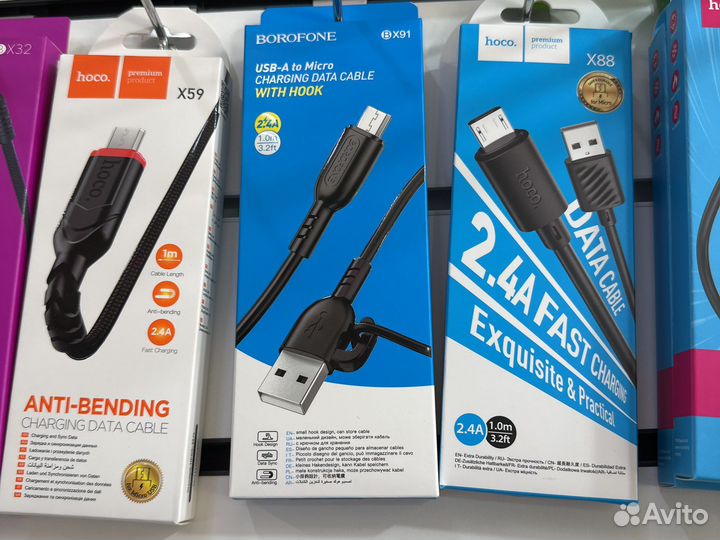 Usb кабель для iPhone, tape-c, micro