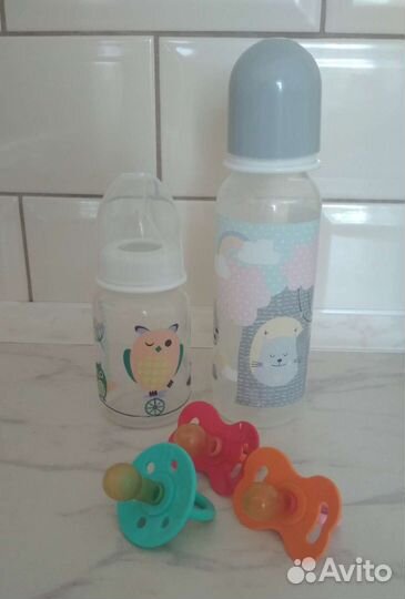 Б/у бутылочки, пустышки