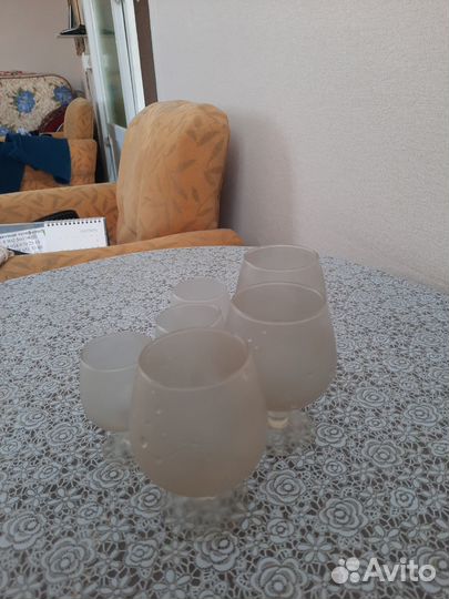 Фужеры стеклянные