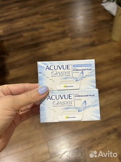 Линзы контактные acuvue oasys