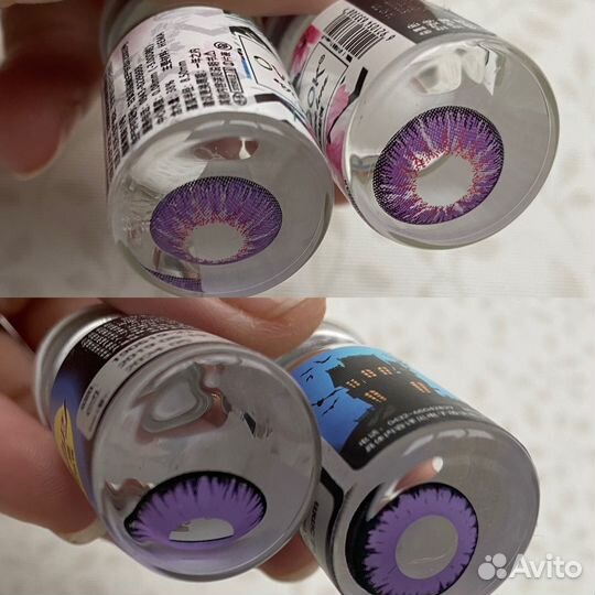 Цветные линзы с диоптриями и без