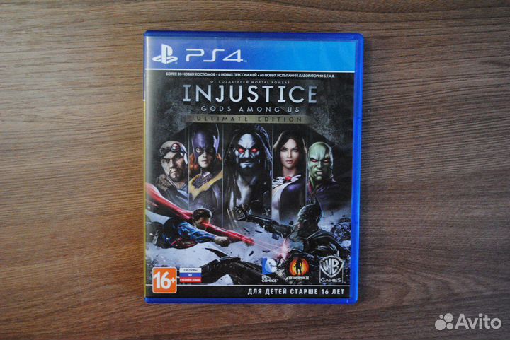 Диск Injustice: Gods among us ue для PS4