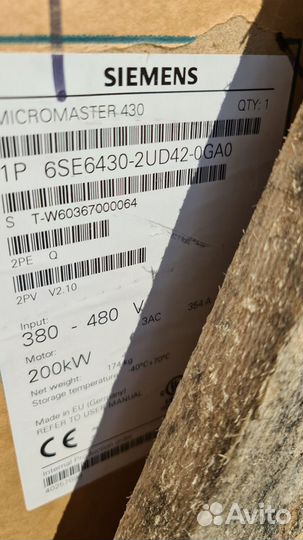 Преобразователи частоты Siemens 430 7.5-200кВт