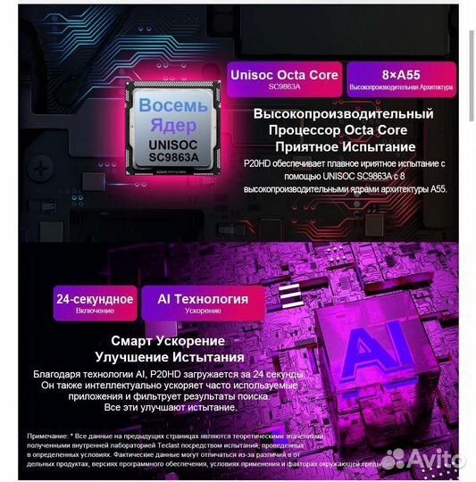 Teclast P20HD, 4/64Gb,LTE,Новый