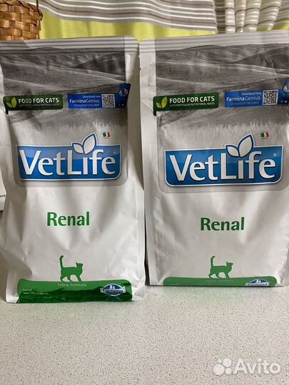 Сухой корм для кошек Vetlife Renal 800 граммов