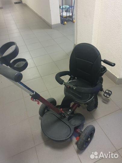 Трехколесный велосипед с родительской ручкой