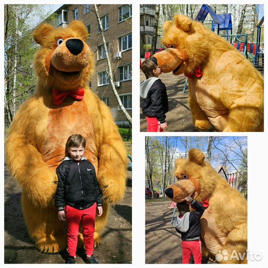 Белый мишка/ Кинг Конг/ Сюрприз Ростовыми куклами