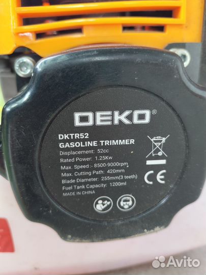 Бензо-триммер deko практически новый