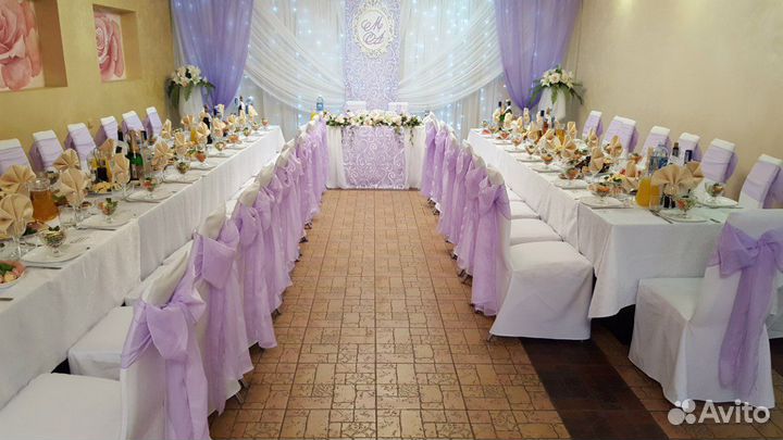 Чехлы и банты на стулья