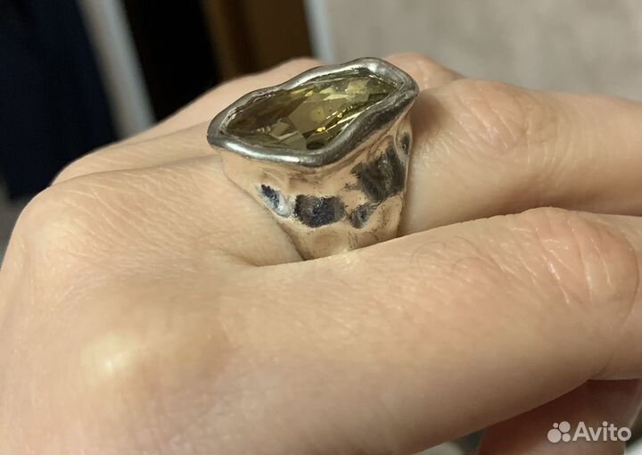 Винтажное кольцо, бижутерия