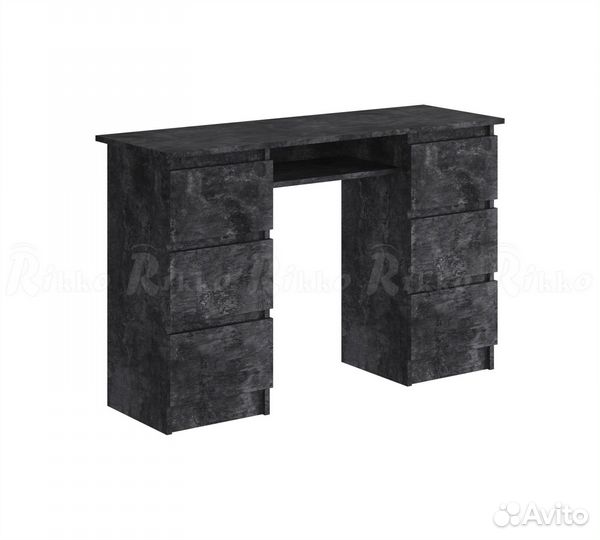 Аванта стол компьютерный, бетон темный (рикко)