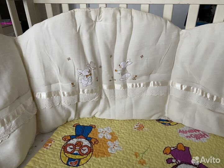 Бортики для детской кроватки